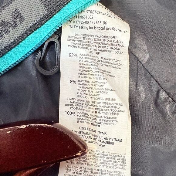 Volcom Womens Green Gore-Tex Jacket Size Small - Picture 16 of 16